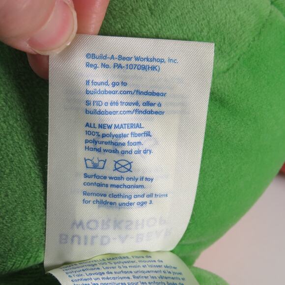 Build-A-Bear Ninja Turtle Plush Blue Mask 18" Stuffed Toy Reversible Face - Picture 10 of 16